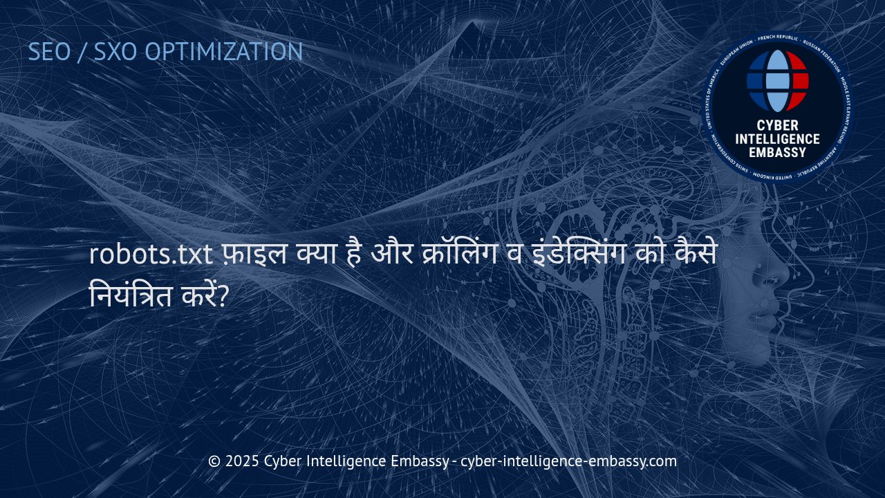 Robots.txt फ़ाइल: वेबसाइट क्रॉलिंग और इंडेक्सिंग को नियंत्रण में रखने का स्मार्ट तरीका