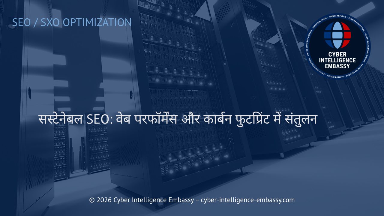 सस्टेनेबल SEO: वेब परफॉर्मेंस और कार्बन फुटप्रिंट में संतुलन