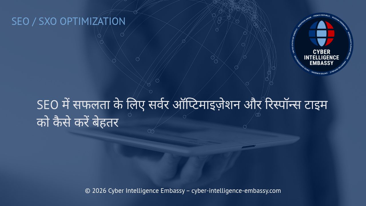 SEO में सफलता के लिए सर्वर ऑप्टिमाइज़ेशन और रिस्पॉन्स टाइम को कैसे करें बेहतर