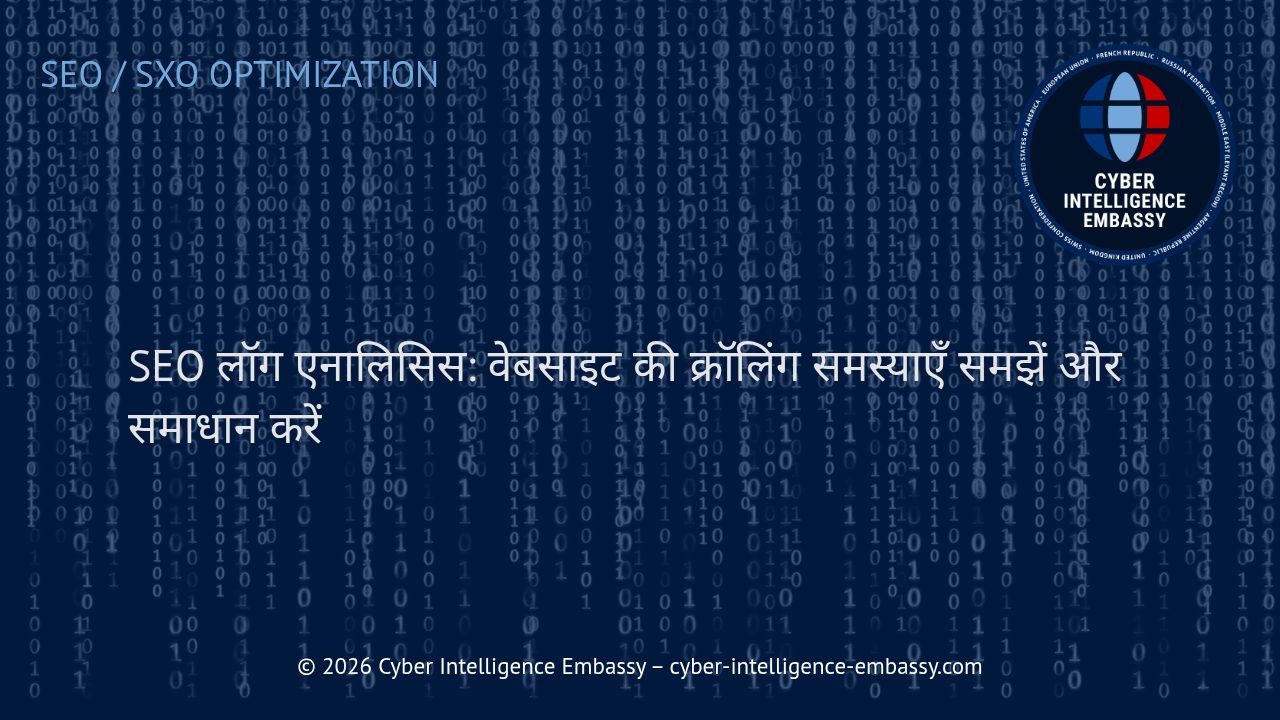 SEO लॉग एनालिसिस: वेबसाइट की क्रॉलिंग समस्याएँ समझें और समाधान करें
