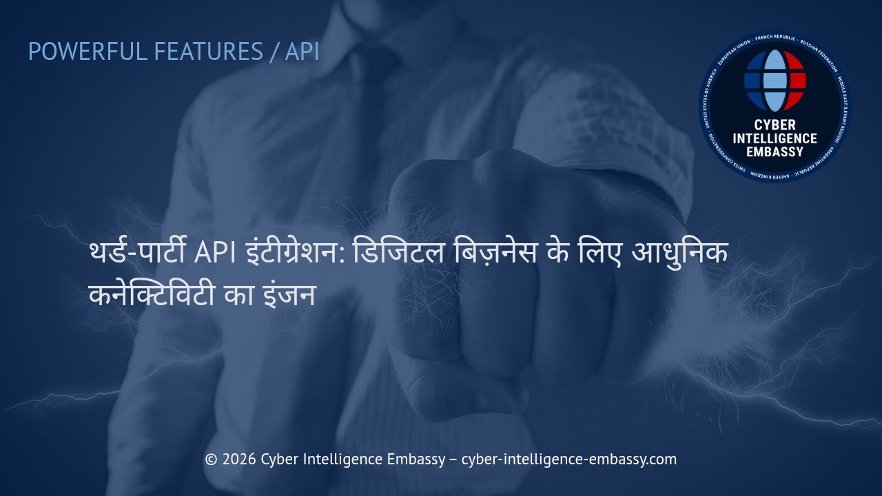 थर्ड-पार्टी API इंटीग्रेशन: डिजिटल बिज़नेस के लिए आधुनिक कनेक्टिविटी का इंजन