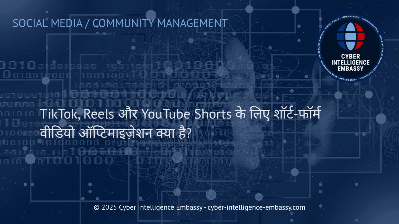 शॉर्ट-फॉर्म वीडियो: TikTok, Reels और YouTube Shorts के लिए प्रभावी ऑप्टिमाइज़ेशन तकनीक