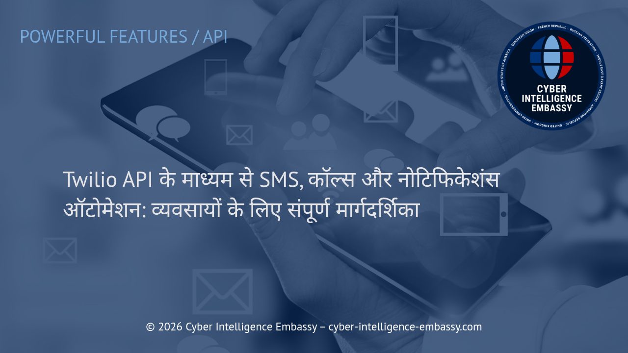 Twilio API के माध्यम से SMS, कॉल्स और नोटिफिकेशंस ऑटोमेशन: व्यवसायों के लिए संपूर्ण मार्गदर्शिका