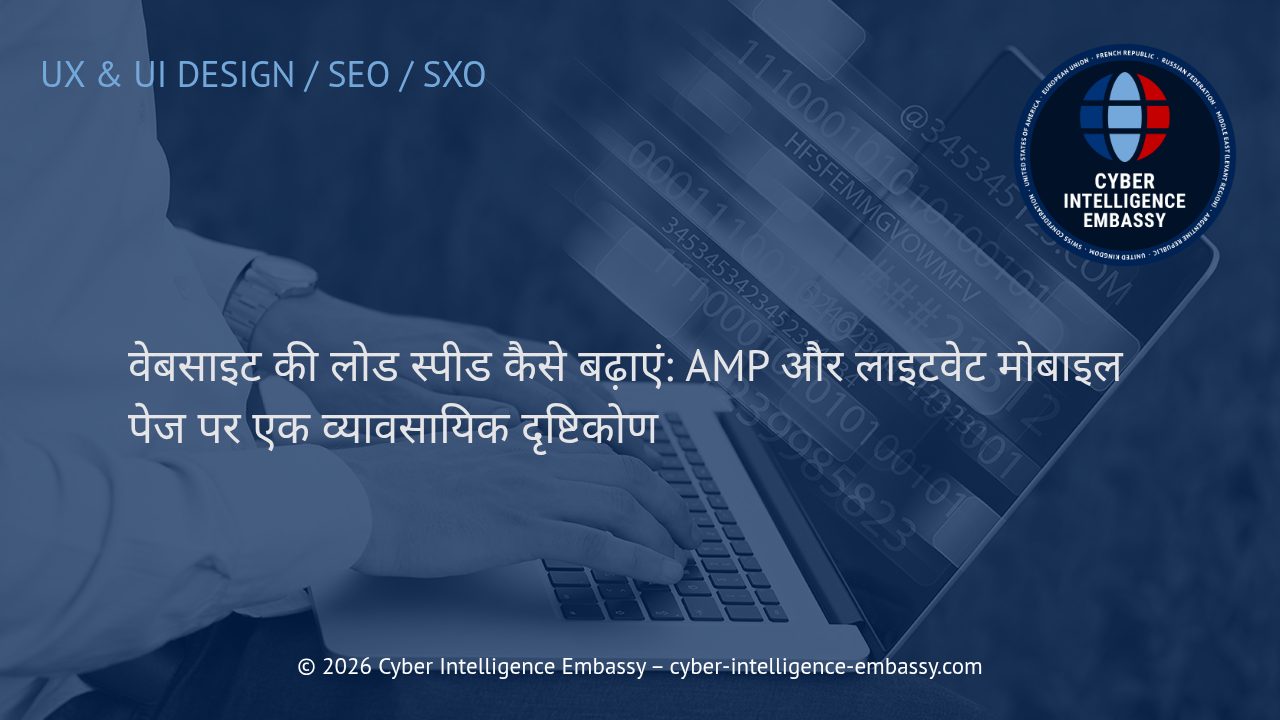 वेबसाइट की लोड स्पीड कैसे बढ़ाएं: AMP और लाइटवेट मोबाइल पेज पर एक व्यावसायिक दृष्टिकोण