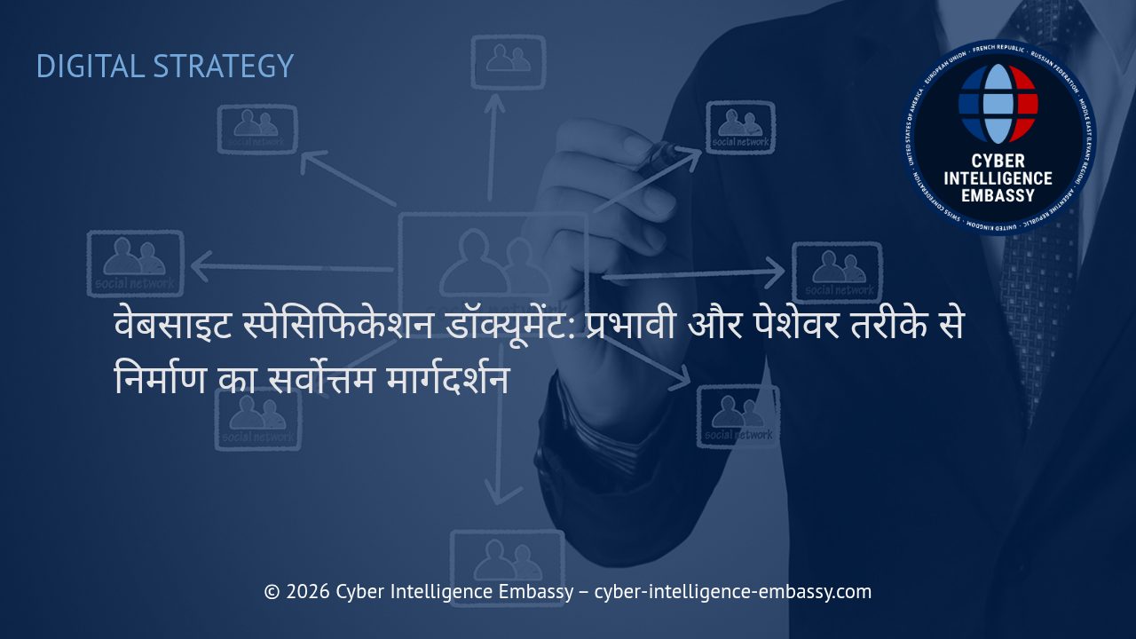 वेबसाइट स्पेसिफिकेशन डॉक्यूमेंट: प्रभावी और पेशेवर तरीके से निर्माण का सर्वोत्तम मार्गदर्शन
