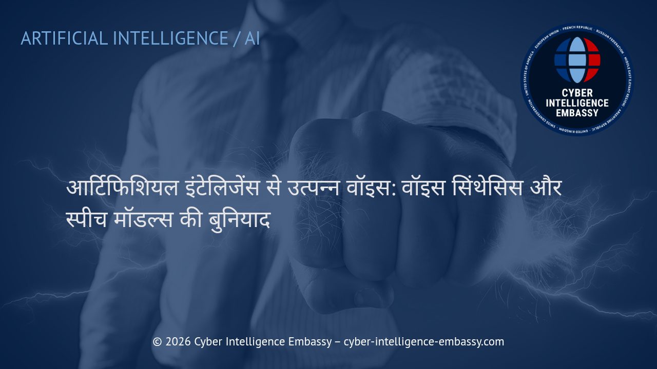 आर्टिफिशियल इंटेलिजेंस से उत्पन्न वॉइस: वॉइस सिंथेसिस और स्पीच मॉडल्स की बुनियाद