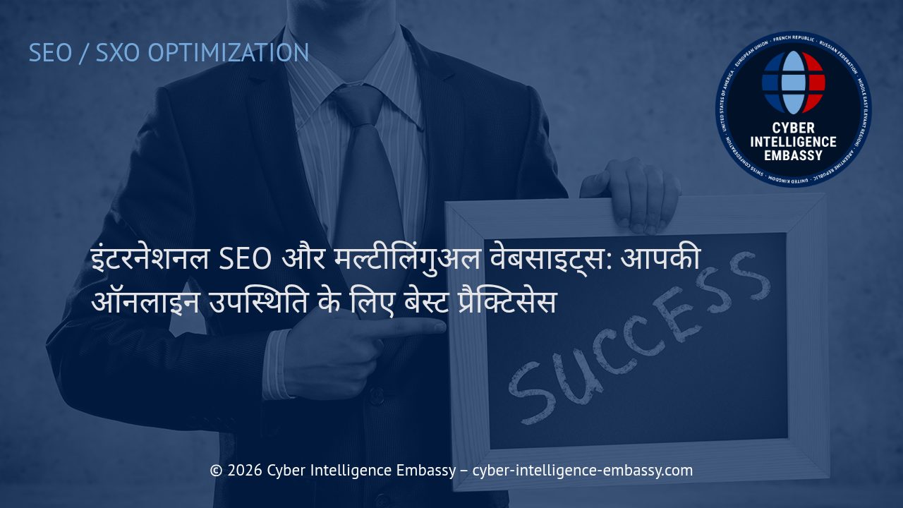 इंटरनेशनल SEO और मल्टीलिंगुअल वेबसाइट्स: आपकी ऑनलाइन उपस्थिति के लिए बेस्ट प्रैक्टिसेस
