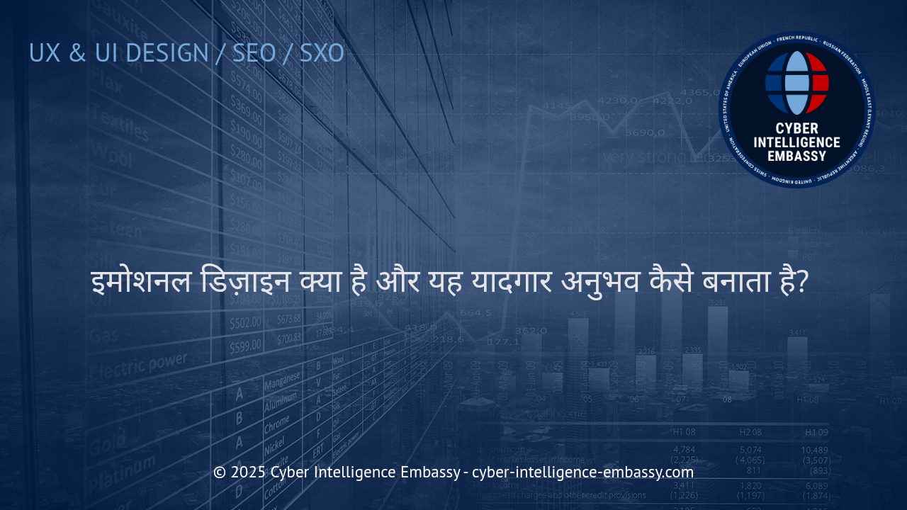 इमोशनल डिज़ाइन: ब्रांड के लिए मन में बस जाने वाला अनुभव कैसे रचें