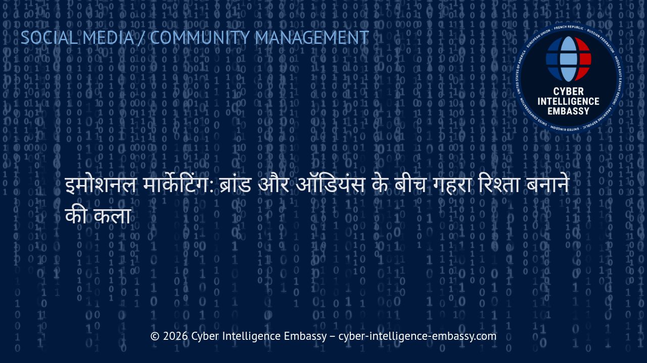 इमोशनल मार्केटिंग: ब्रांड और ऑडियंस के बीच गहरा रिश्ता बनाने की कला