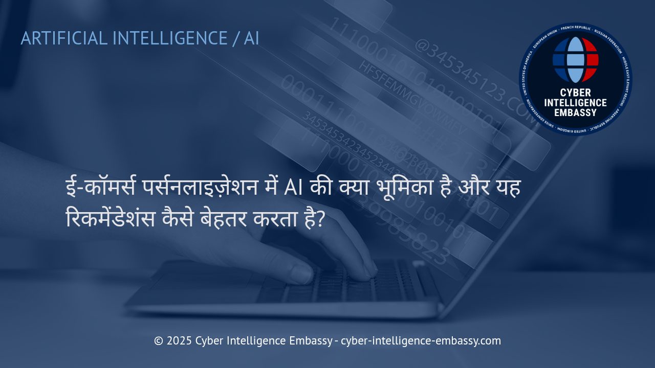 ई-कॉमर्स पर्सनलाइज़ेशन में आर्टिफ़िशियल इंटेलिजेंस की भूमिका और स्मार्ट रिकमेंडेशन की ताकत