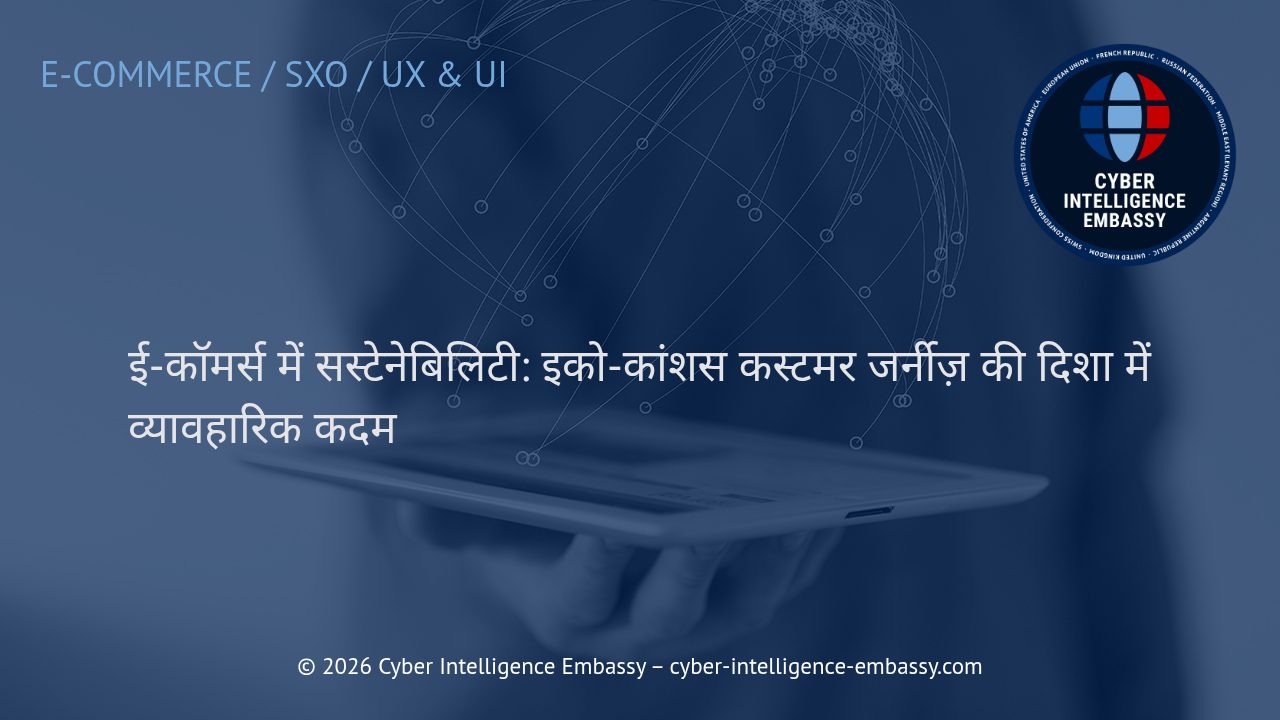 ई-कॉमर्स में सस्टेनेबिलिटी: इको-कांशस कस्टमर जर्नीज़ की दिशा में व्यावहारिक कदम