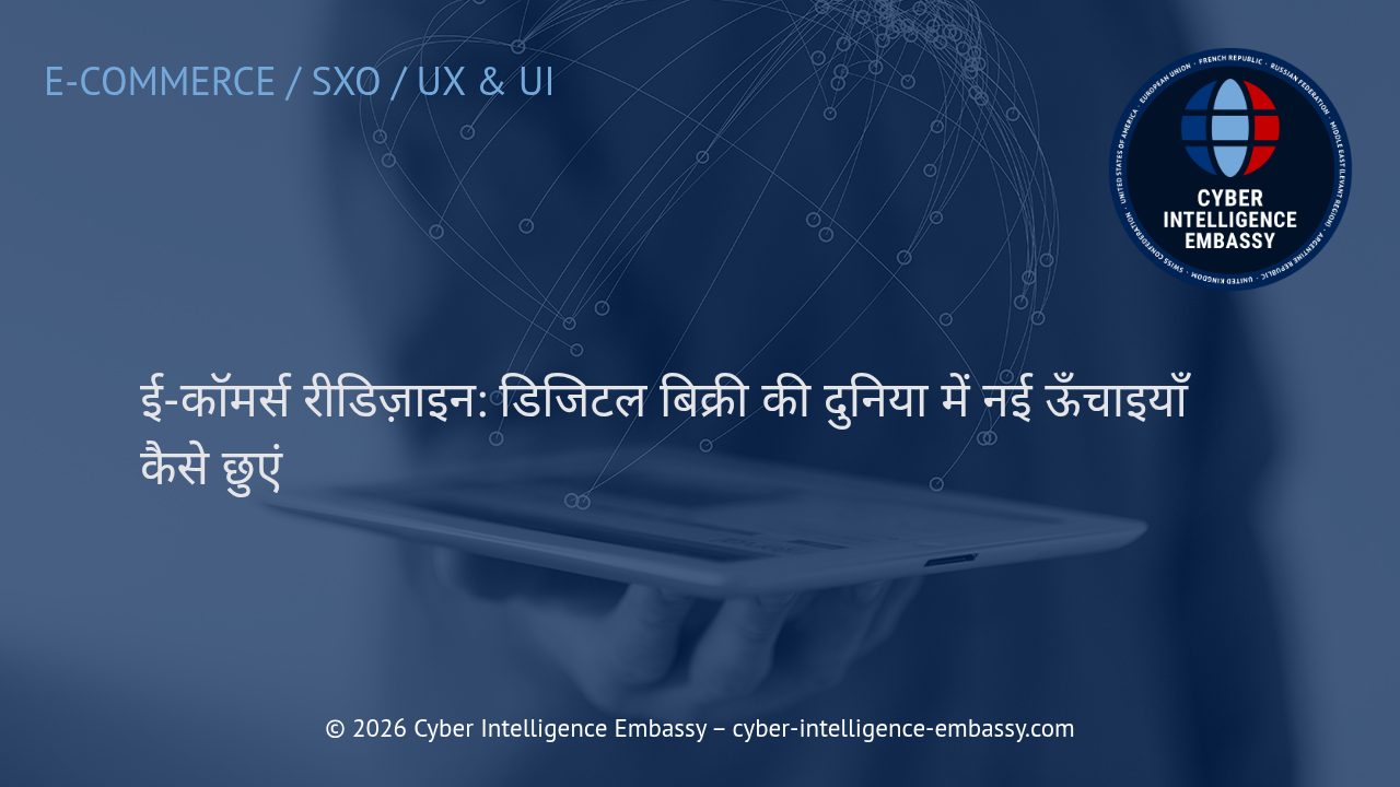 ई-कॉमर्स रीडिज़ाइन: डिजिटल बिक्री की दुनिया में नई ऊँचाइयाँ कैसे छुएं