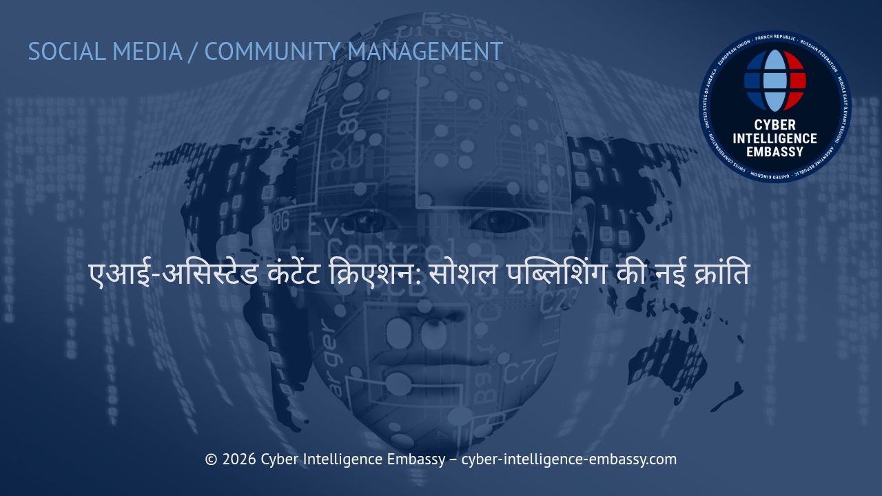 एआई-असिस्टेड कंटेंट क्रिएशन: सोशल पब्लिशिंग की नई क्रांति