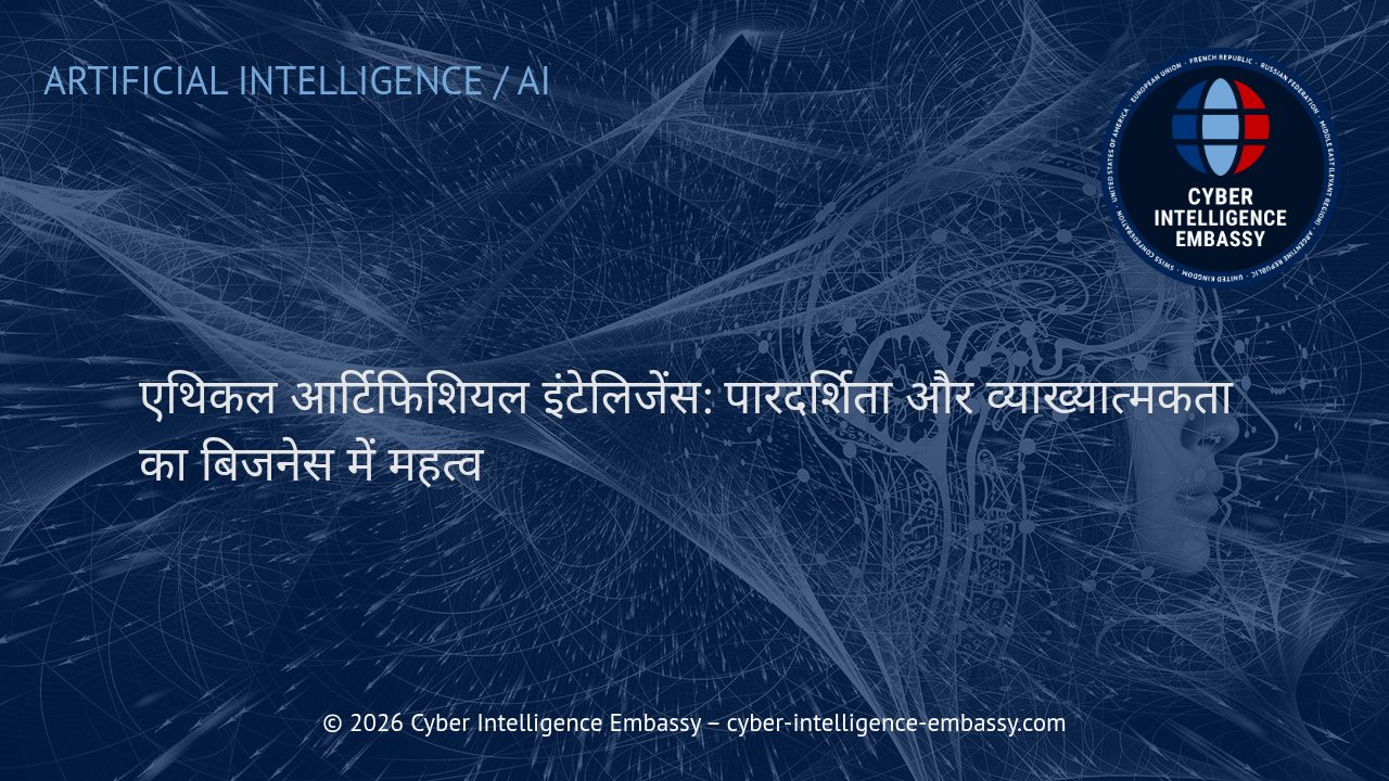एथिकल आर्टिफिशियल इंटेलिजेंस: पारदर्शिता और व्याख्यात्मकता का बिजनेस में महत्व