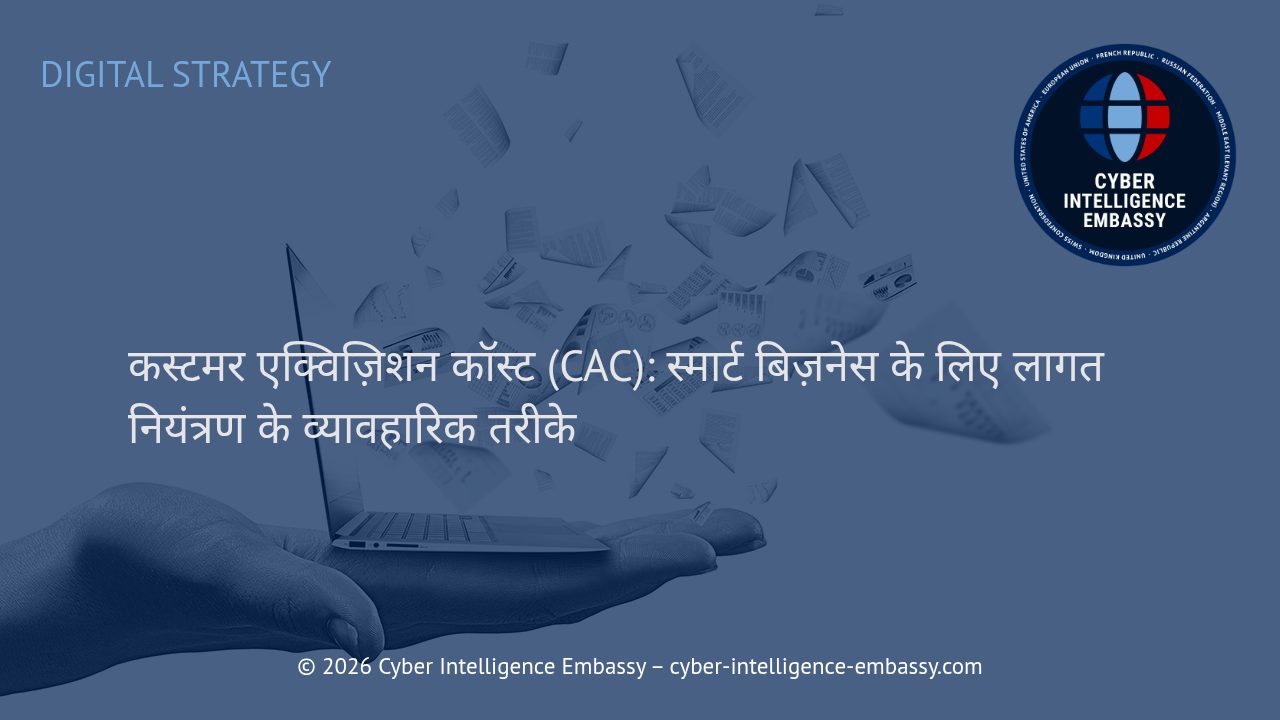 कस्टमर एक्विज़िशन कॉस्ट (CAC): स्मार्ट बिज़नेस के लिए लागत नियंत्रण के व्यावहारिक तरीके