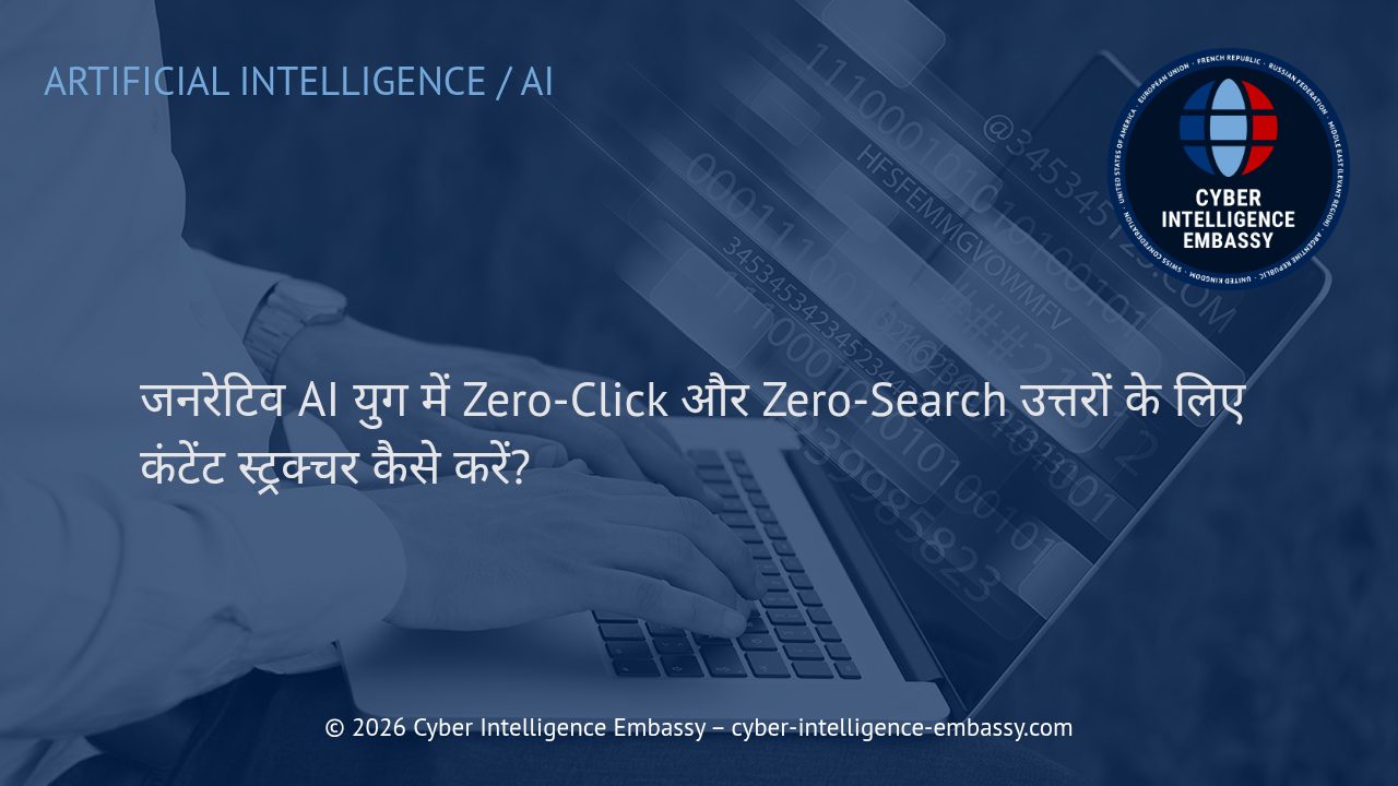 जनरेटिव AI युग में Zero-Click और Zero-Search उत्तरों के लिए कंटेंट स्ट्रक्चर कैसे करें?