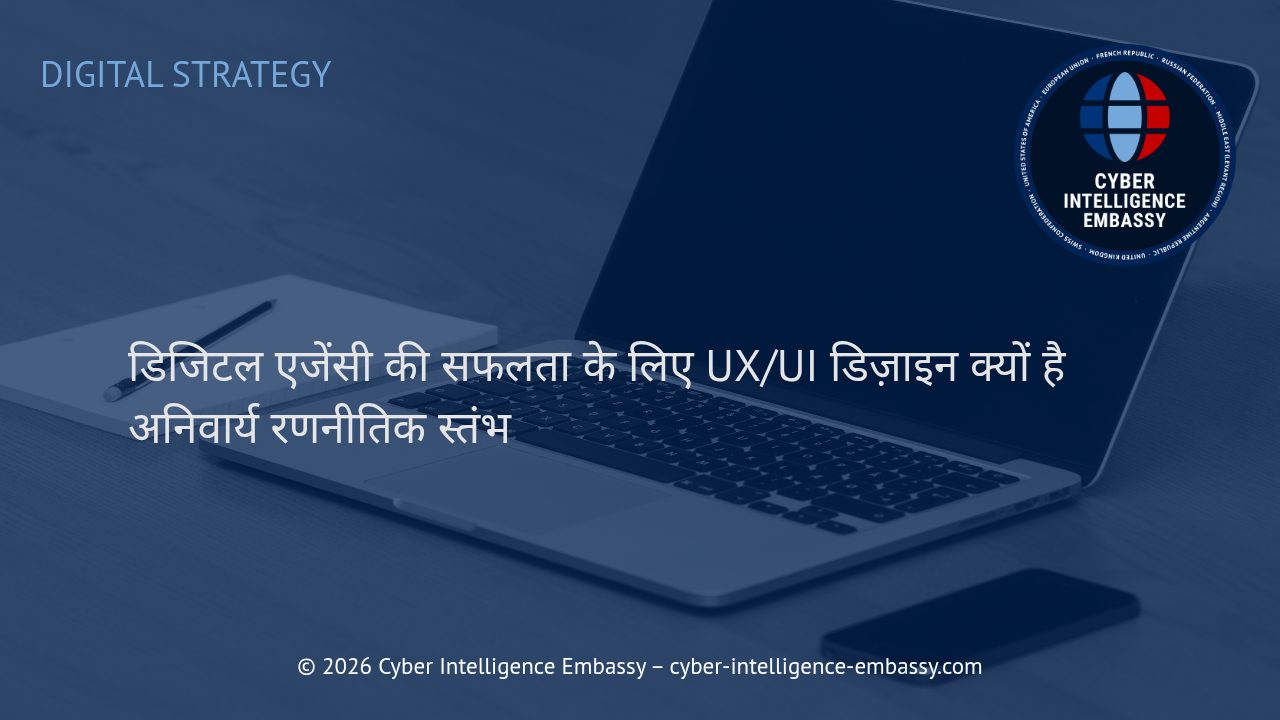 डिजिटल एजेंसी की सफलता के लिए UX/UI डिज़ाइन क्यों है अनिवार्य रणनीतिक स्तंभ