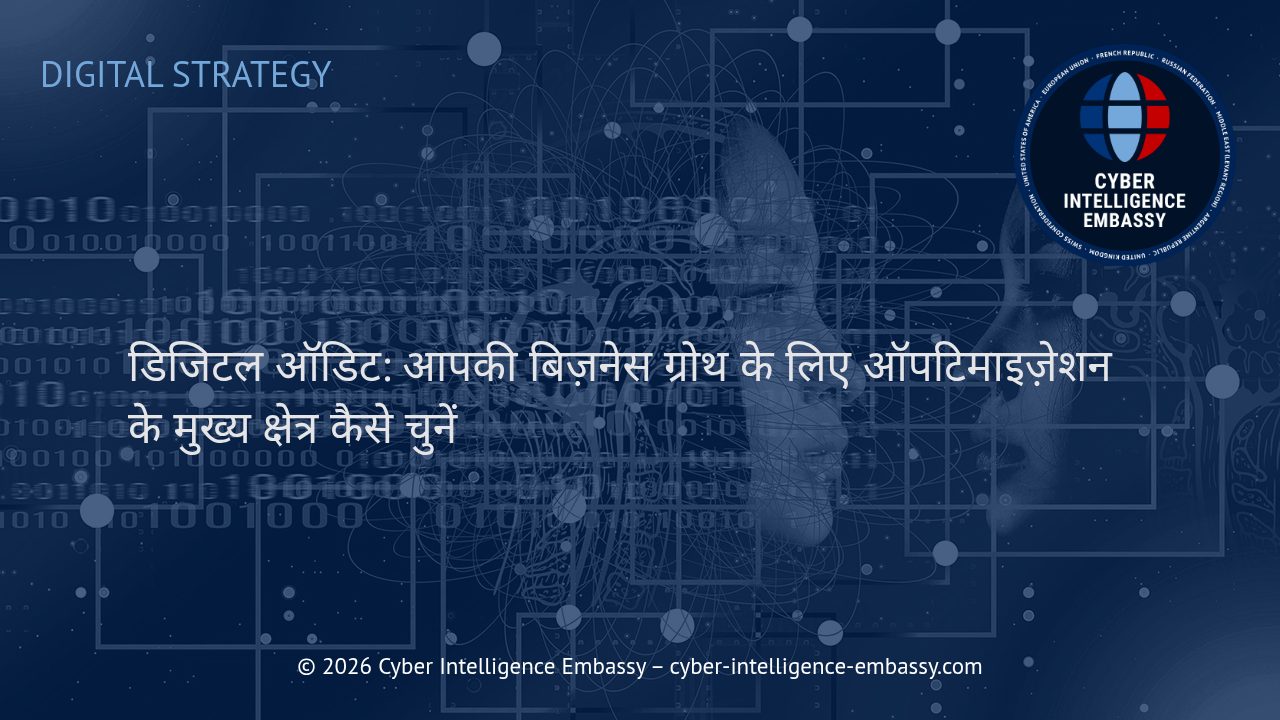 डिजिटल ऑडिट: आपकी बिज़नेस ग्रोथ के लिए ऑपटिमाइज़ेशन के मुख्य क्षेत्र कैसे चुनें