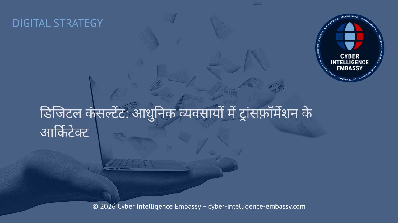डिजिटल कंसल्टेंट: आधुनिक व्यवसायों में ट्रांसफ़ॉर्मेशन के आर्किटेक्ट