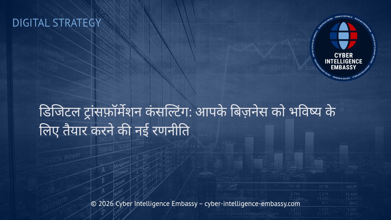 डिजिटल ट्रांसफ़ॉर्मेशन कंसल्टिंग: आपके बिज़नेस को भविष्य के लिए तैयार करने की नई रणनीति