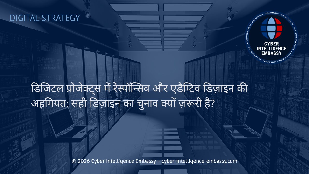 डिजिटल प्रोजेक्ट्स में रेस्पॉन्सिव और एडैप्टिव डिज़ाइन की अहमियत: सही डिज़ाइन का चुनाव क्यों ज़रूरी है?