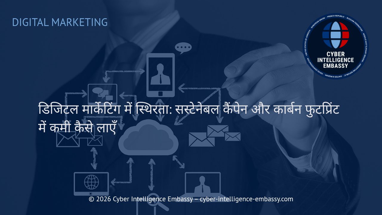 डिजिटल मार्केटिंग में स्थिरता: सस्टेनेबल कैंपेन और कार्बन फुटप्रिंट में कमी कैसे लाएँ