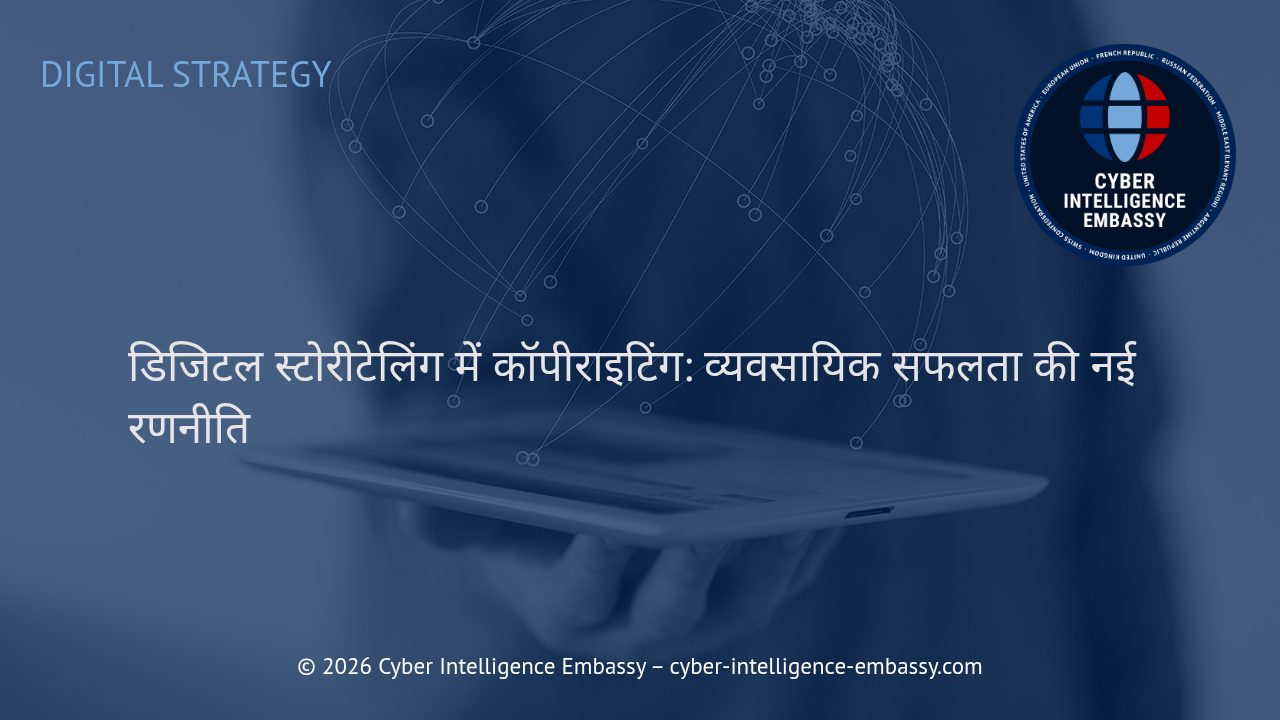 डिजिटल स्टोरीटेलिंग में कॉपीराइटिंग: व्यवसायिक सफलता की नई रणनीति