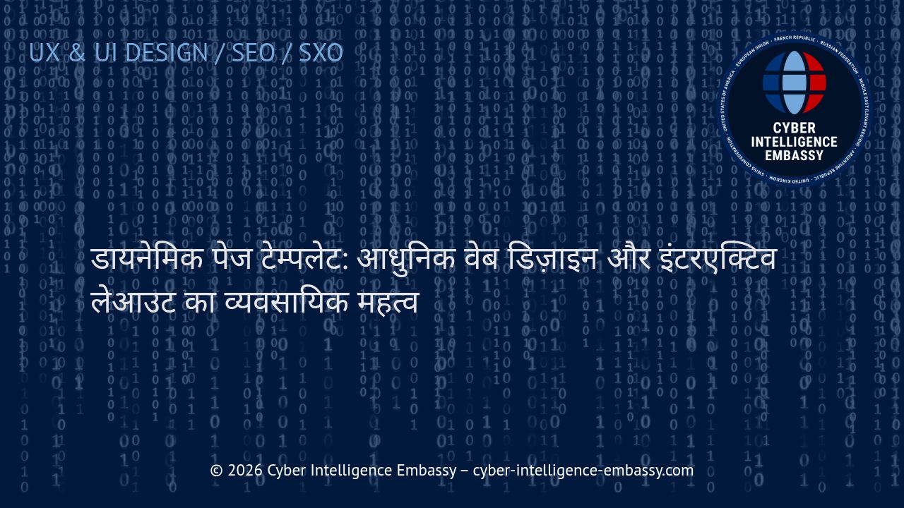 डायनेमिक पेज टेम्पलेट: आधुनिक वेब डिज़ाइन और इंटरएक्टिव लेआउट का व्यवसायिक महत्व