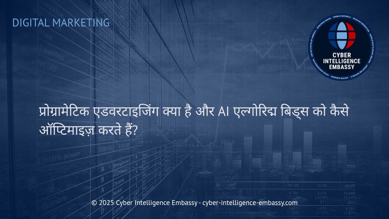 डिजिटल मार्केटिंग का भविष्य: प्रोग्रामेटिक एडवरटाइजिंग और AI एल्गोरिद्म की भूमिका