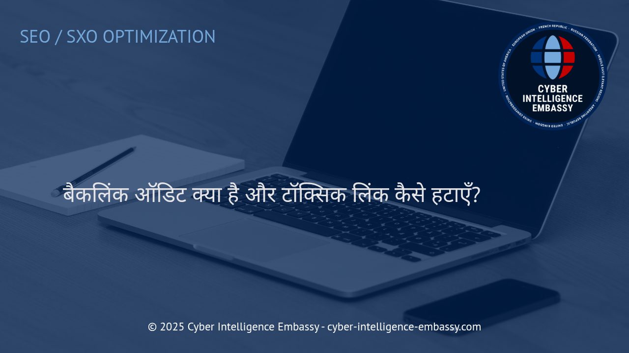 वेबसाइट की सुरक्षा और रैंकिंग के लिए बैकलिंक ऑडिट और टॉक्सिक लिंक रिमूवल गाइड