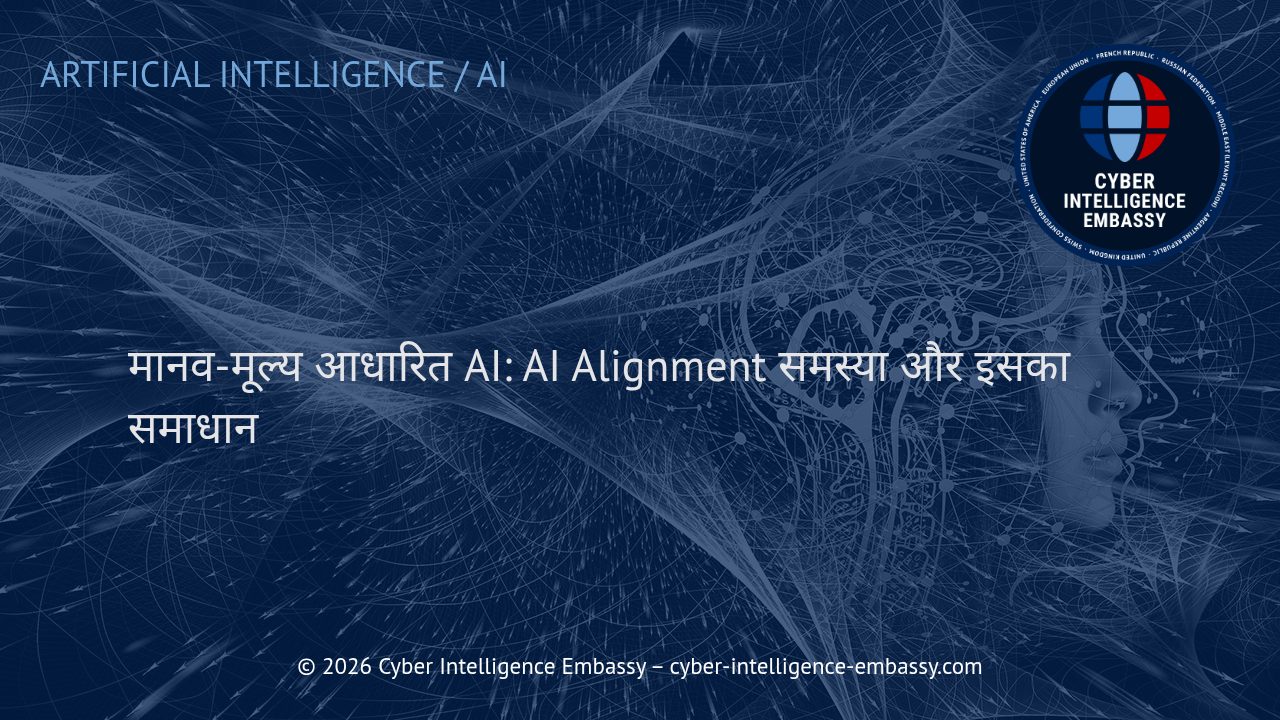 मानव-मूल्य आधारित AI: AI Alignment समस्या और इसका समाधान