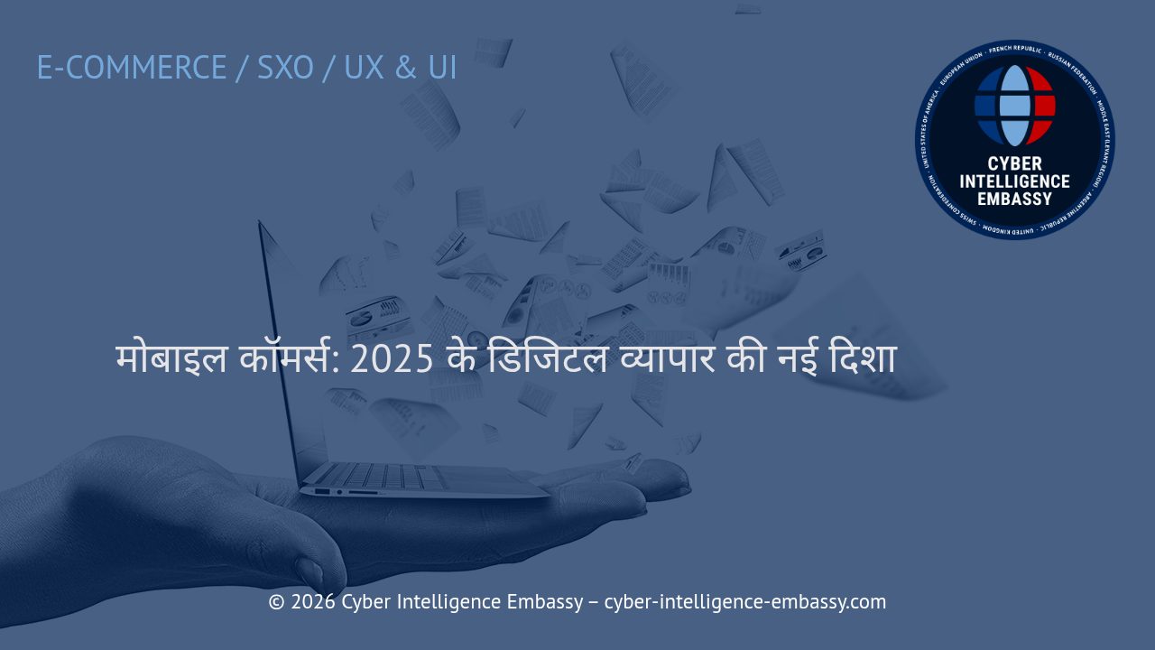 मोबाइल कॉमर्स: 2025 के डिजिटल व्यापार की नई दिशा