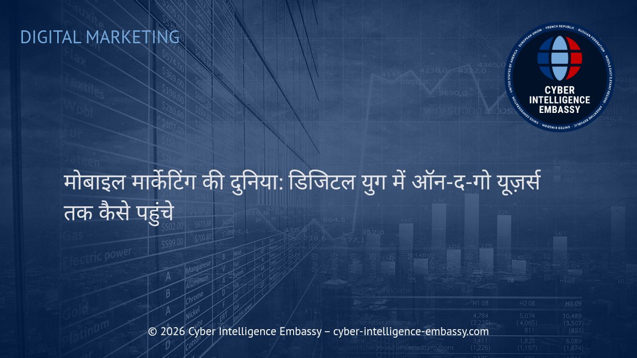 मोबाइल मार्केटिंग की दुनिया: डिजिटल युग में ऑन-द-गो यूज़र्स तक कैसे पहुंचे