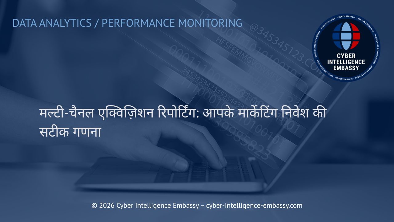 मल्टी-चैनल एक्विज़िशन रिपोर्टिंग: आपके मार्केटिंग निवेश की सटीक गणना
