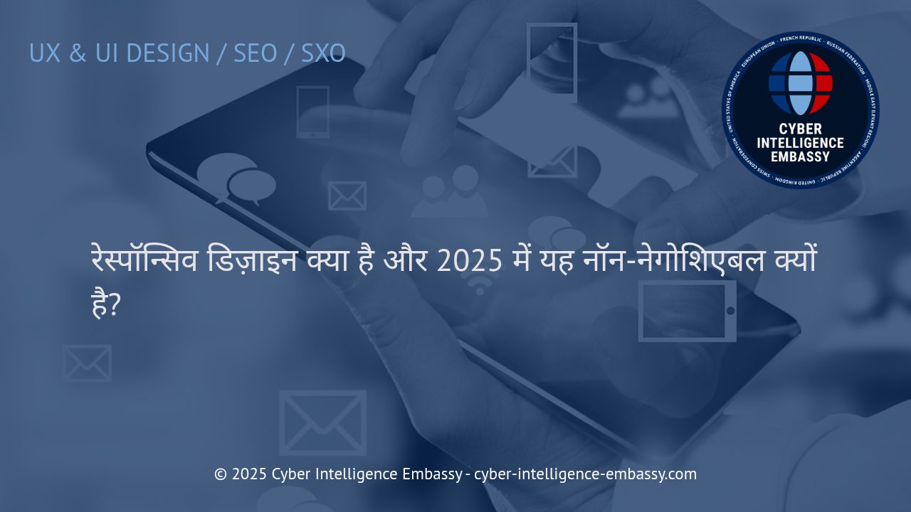 2025 में रेस्पॉन्सिव डिज़ाइन: हर व्यवसाय के लिए अनिवार्यता