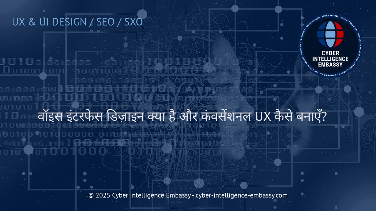 आधुनिक व्यवसायों के लिए वॉइस इंटरफेस डिज़ाइन और कंवर्सेशनल UX: रणनीति, लाभ और क्रियान्वयन