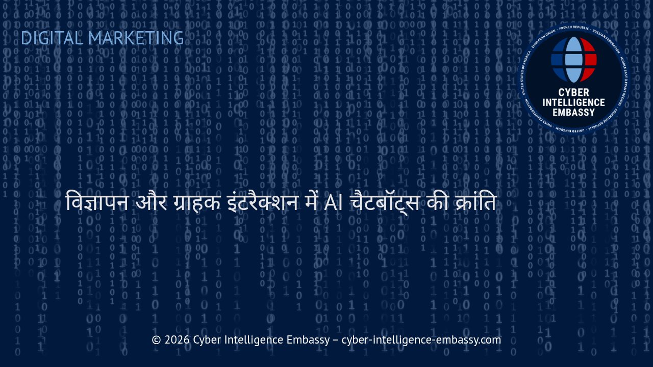 विज्ञापन और ग्राहक इंटरैक्शन में AI चैटबॉट्स की क्रांति