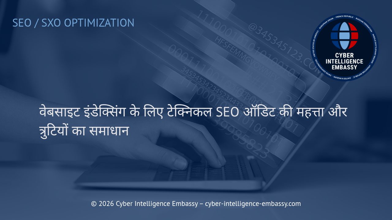 वेबसाइट इंडेक्सिंग के लिए टेक्निकल SEO ऑडिट की महत्ता और त्रुटियों का समाधान
