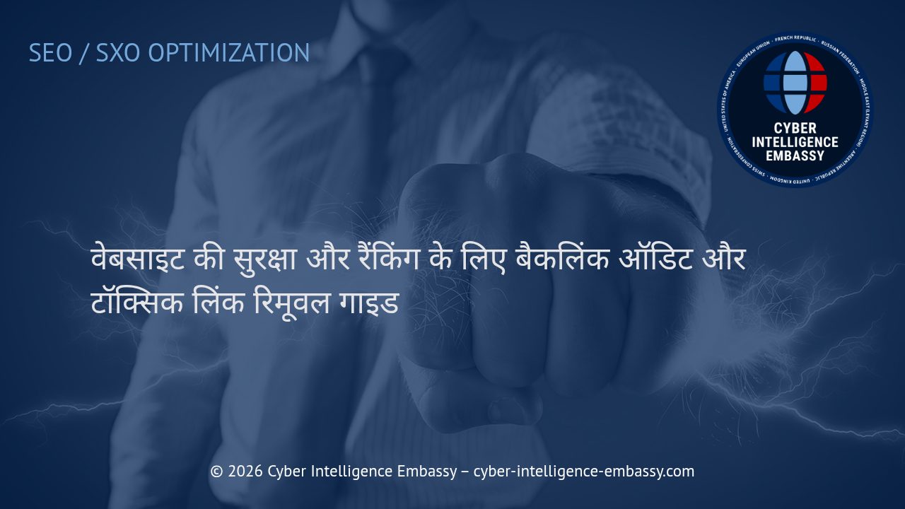 वेबसाइट की सुरक्षा और रैंकिंग के लिए बैकलिंक ऑडिट और टॉक्सिक लिंक रिमूवल गाइड