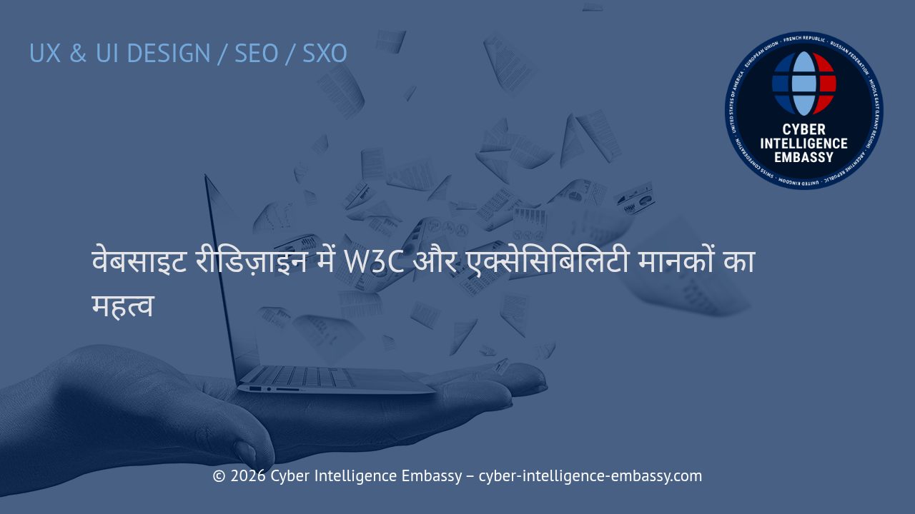 वेबसाइट रीडिज़ाइन में W3C और एक्सेसिबिलिटी मानकों का महत्व