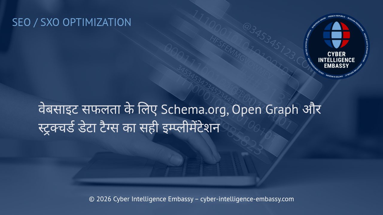 वेबसाइट सफलता के लिए Schema.org, Open Graph और स्ट्रक्चर्ड डेटा टैग्स का सही इम्प्लीमेंटेशन