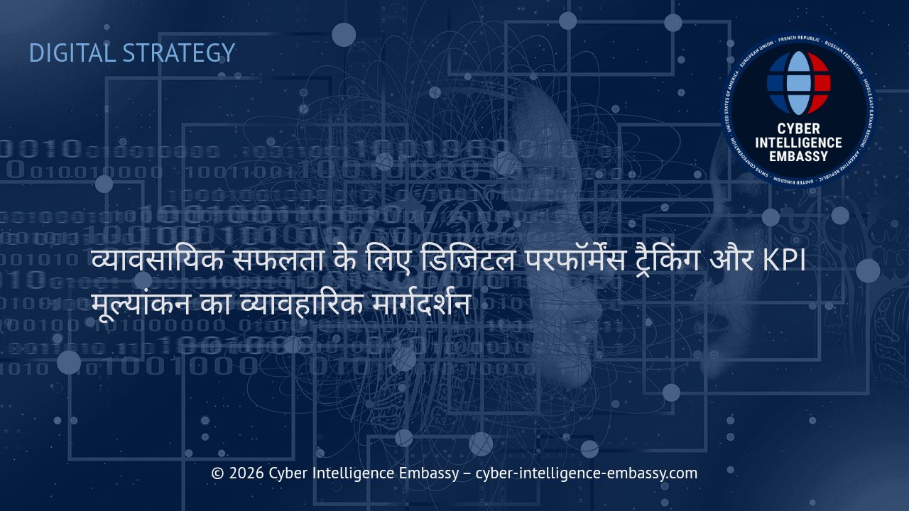 व्यावसायिक सफलता के लिए डिजिटल परफॉर्मेंस ट्रैकिंग और KPI मूल्यांकन का व्यावहारिक मार्गदर्शन