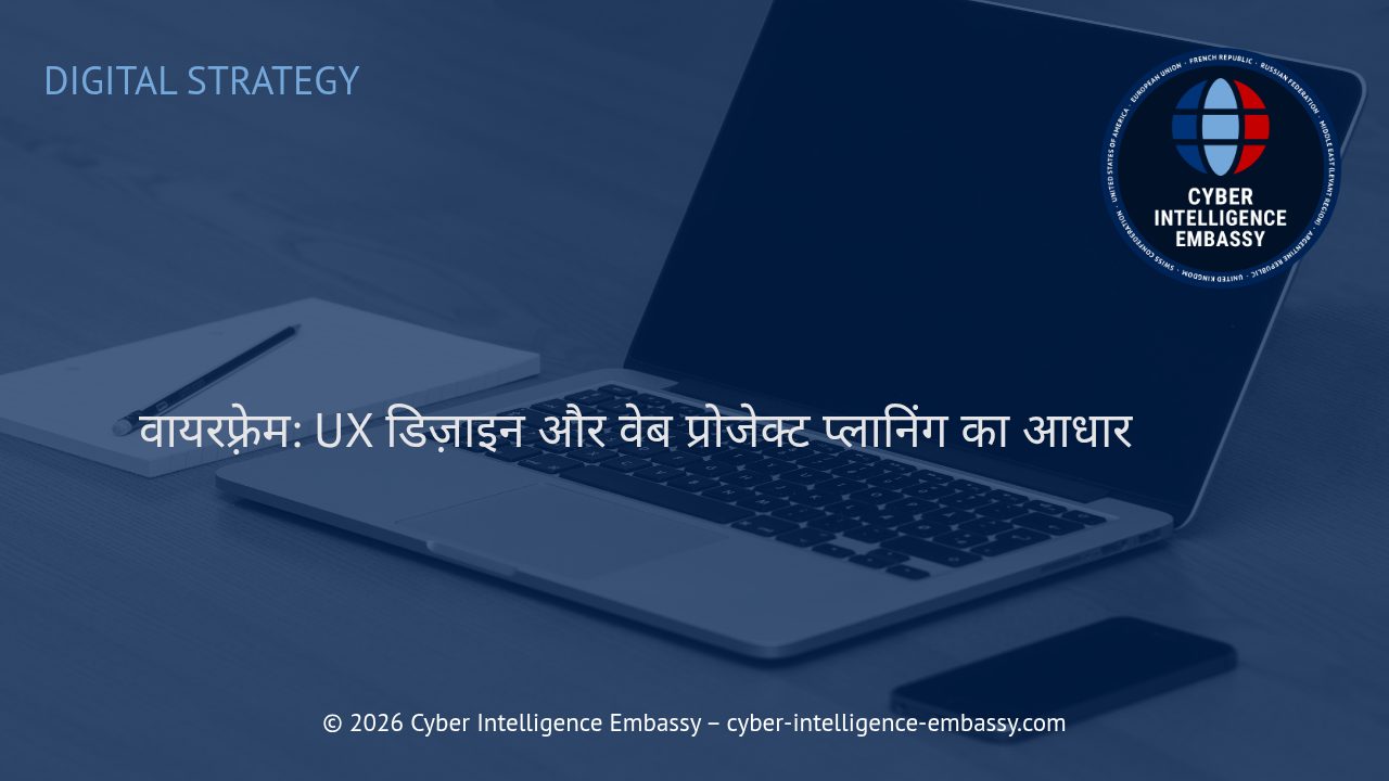 वायरफ़्रेम: UX डिज़ाइन और वेब प्रोजेक्ट प्लानिंग का आधार