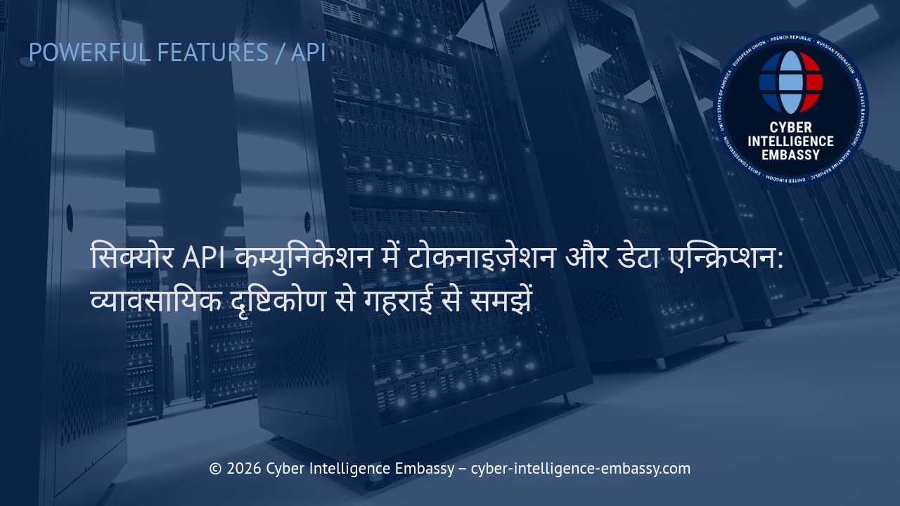 सिक्योर API कम्युनिकेशन में टोकनाइज़ेशन और डेटा एन्क्रिप्शन: व्यावसायिक दृष्टिकोण से गहराई से समझें