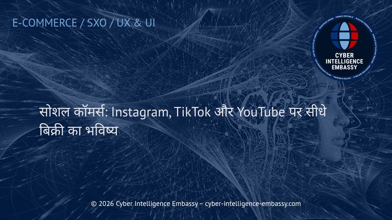 सोशल कॉमर्स: Instagram, TikTok और YouTube पर सीधे बिक्री का भविष्य