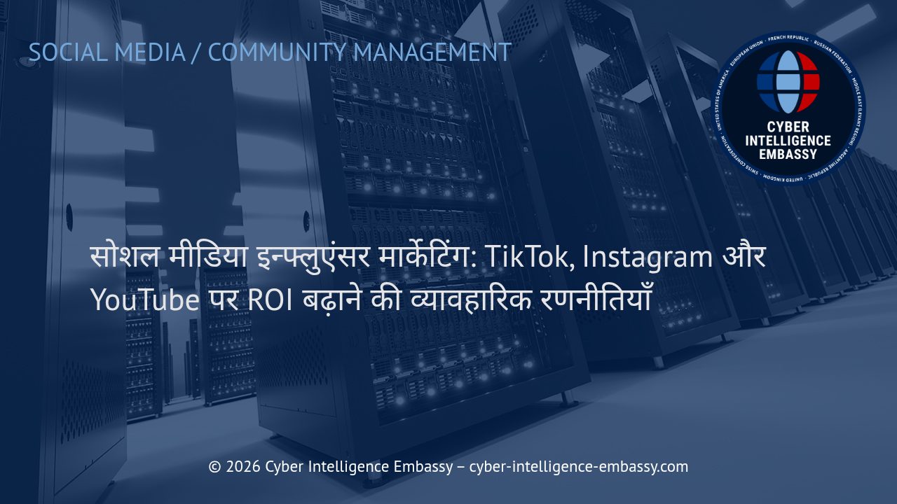 सोशल मीडिया इन्फ्लुएंसर मार्केटिंग: TikTok, Instagram और YouTube पर ROI बढ़ाने की व्यावहारिक रणनीतियाँ