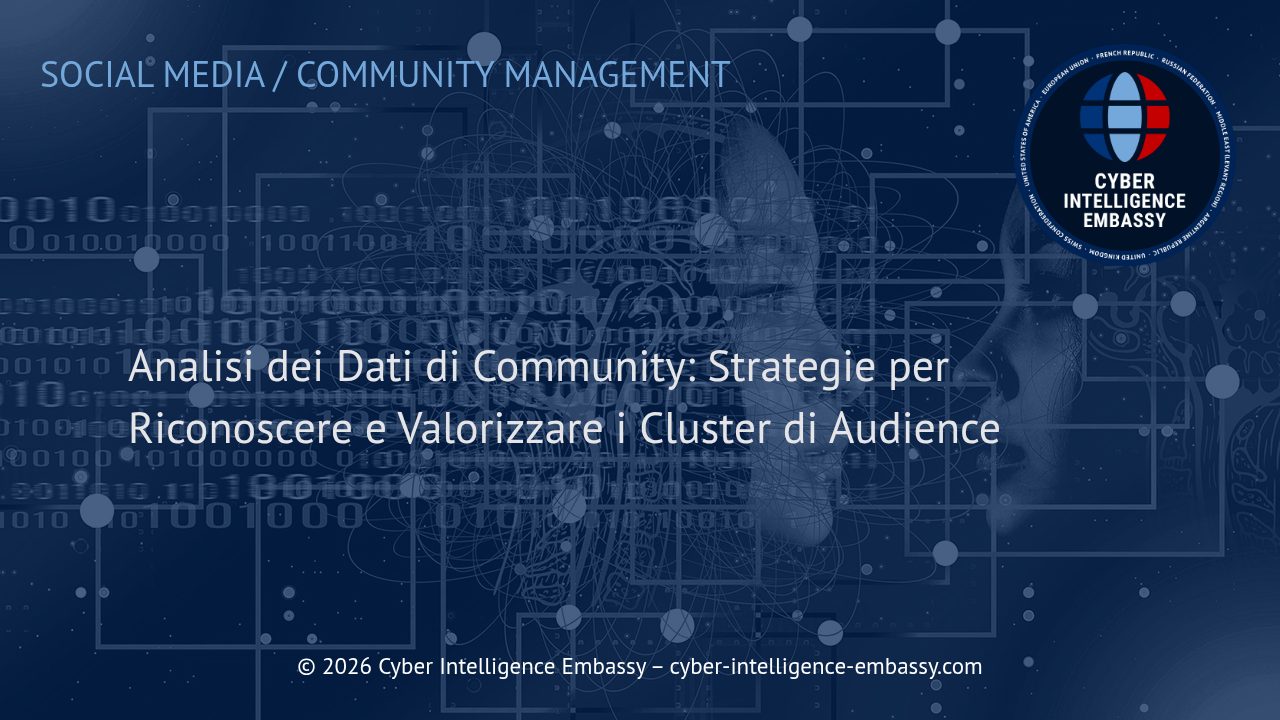 Analisi dei Dati di Community: Strategie per Riconoscere e Valorizzare i Cluster di Audience