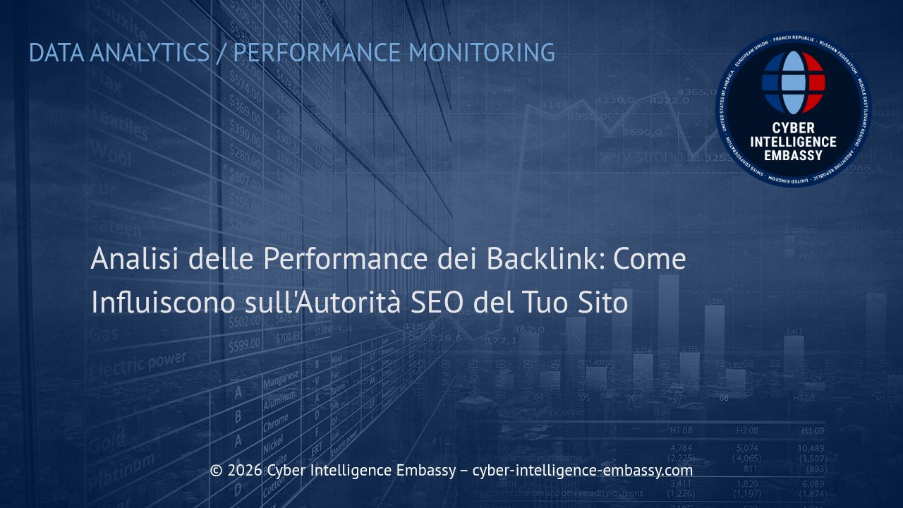Analisi delle Performance dei Backlink: Come Influiscono sull'Autorità SEO del Tuo Sito