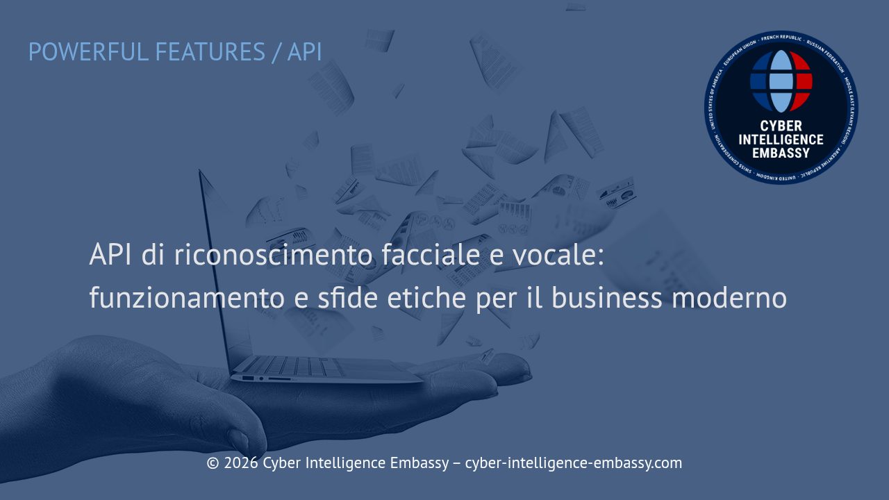 API di riconoscimento facciale e vocale: funzionamento e sfide etiche per il business moderno