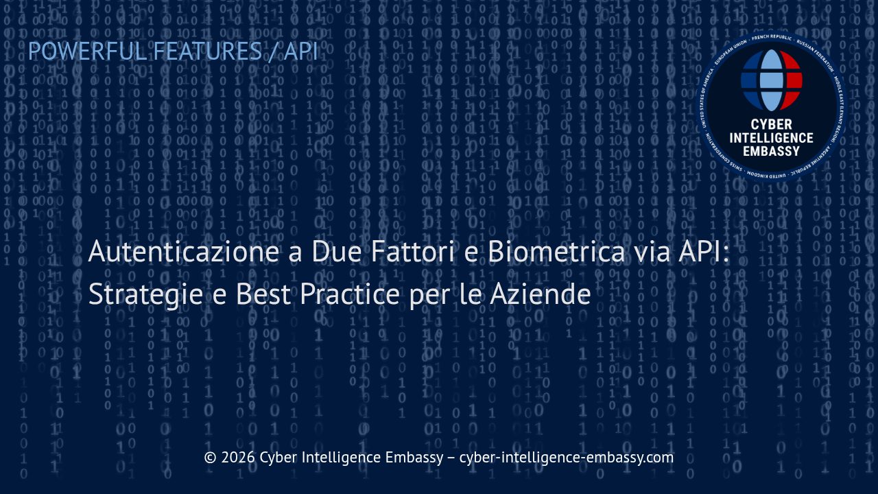 Autenticazione a Due Fattori e Biometrica via API: Strategie e Best Practice per le Aziende